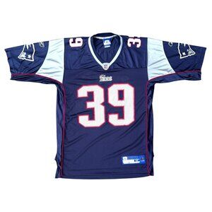 Reebok NFL Jersey New England Patriots Laurence Maroney Mens M Football Blue